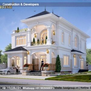 Exterior House Luxury Villa Luxury  House House Front Design Home Front Design-5456