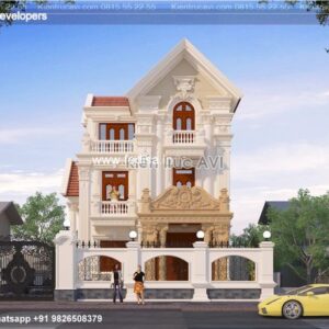 Exterior House Luxury Villa Luxury  House House Front Design Home Front Design-5520
