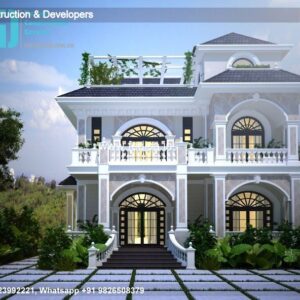 Exterior House Luxury Villa Luxury  House House Front Design Home Front Design-5536