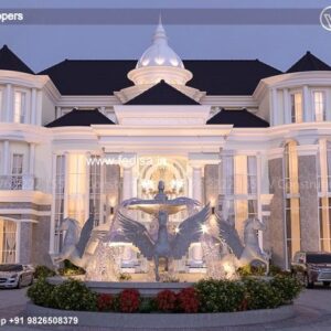 Exterior House Luxury Villa Luxury  House House Front Design Home Front Design-5561