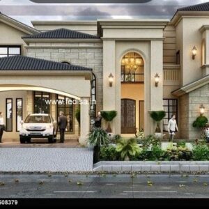 Exterior House Luxury Villa Luxury  House House Front Design Home Front Design-5979