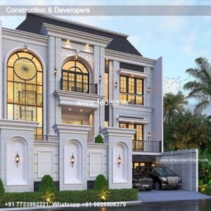 Exterior House Luxury Villa Luxury  House House Front Design Home Front Design-6033