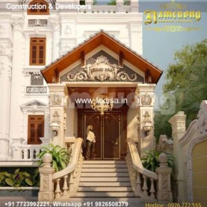 Exterior House Luxury Villa Luxury  House House Front Design Home Front Design-6121