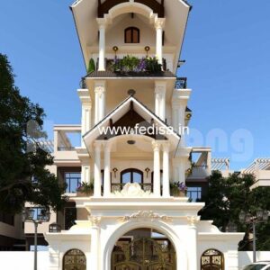 Exterior House Luxury Villa Luxury  House House Front Design Home Front Design-6138