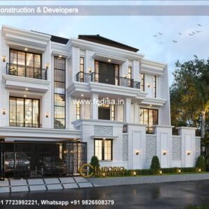 Exterior House Luxury Villa Luxury  House House Front Design Home Front Design-6442