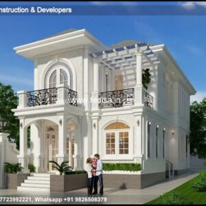 Exterior House Luxury Villa Luxury  House House Front Design Home Front Design-6674