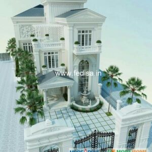 Exterior House Luxury Villa Luxury  House House Front Design Home Front Design-7021