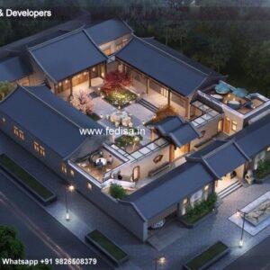 Exterior House Luxury Villa Luxury  House House Front Design Home Front Design-7044