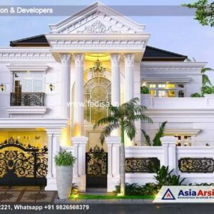 Exterior House Luxury Villa Luxury  House House Front Design Home Front Design-7062
