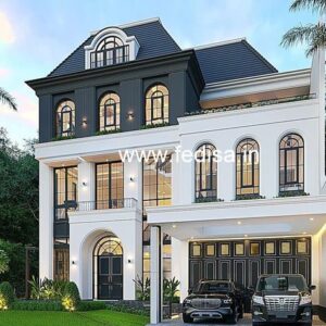 Exterior House Luxury Villa Luxury  House House Front Design Home Front Design-7064