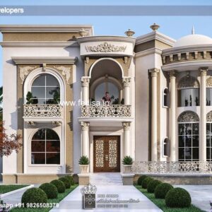 Exterior House Luxury Villa Luxury  House House Front Design Home Front Design-7117