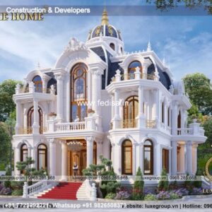 Exterior House Luxury Villa Luxury  House House Front Design Home Front Design-7214