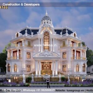 Exterior House Luxury Villa Luxury  House House Front Design Home Front Design-7249