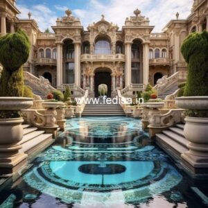 Exterior House Luxury Villa Luxury  House House Front Design Home Front Design-7323