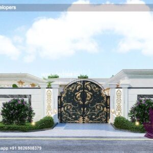 Exterior House Luxury Villa Luxury  House House Front Design Home Front Design-7334
