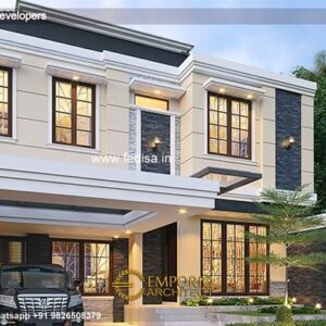 Exterior House Luxury Villa Luxury  House House Front Design Home Front Design-7433