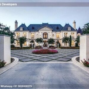 Exterior House Luxury Villa Luxury  House House Front Design Home Front Design-7643