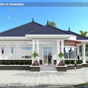 Exterior House Luxury Villa Luxury  House House Front Design Home Front Design-7664