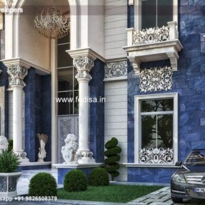 Exterior House Luxury Villa Luxury  House House Front Design Home Front Design-7751