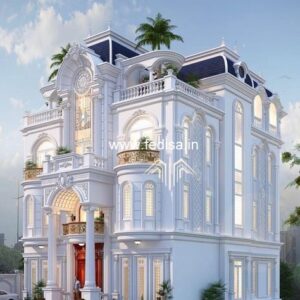Exterior House Luxury Villa Luxury  House House Front Design Home Front Design-7757