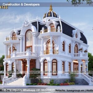 Exterior House Luxury Villa Luxury  House House Front Design Home Front Design-7855