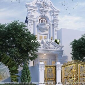 Exterior House Luxury Villa Luxury  House House Front Design Home Front Design-8010