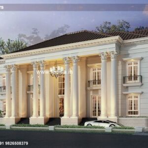 Exterior House Luxury Villa Luxury  House House Front Design Home Front Design-8216