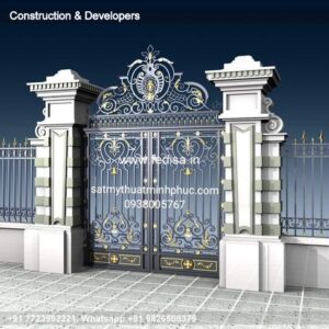 Exterior House Luxury Villa Luxury  House House Front Design Home Front Design-8244