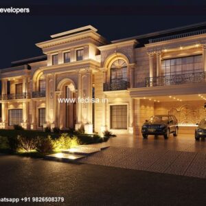 Exterior House Luxury Villa Luxury  House House Front Design Home Front Design-8344