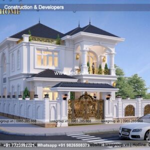 Exterior House Luxury Villa Luxury  House House Front Design Home Front Design-8356