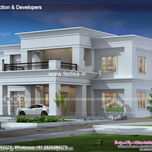 Exterior House Luxury Villa Luxury  House House Front Design Home Front Design-8378
