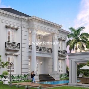 Exterior House Luxury Villa Luxury  House House Front Design Home Front Design-8390