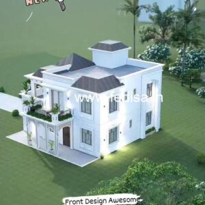 Exterior House Luxury Villa Luxury  House House Front Design Home Front Design-8492