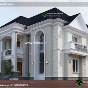 Exterior House Luxury Villa Luxury  House House Front Design Home Front Design-8499