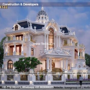Exterior House Luxury Villa Luxury  House House Front Design Home Front Design-8522