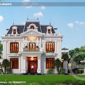 Exterior House Luxury Villa Luxury  House House Front Design Home Front Design-8535