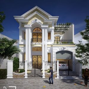 Exterior House Luxury Villa Luxury  House House Front Design Home Front Design-8629