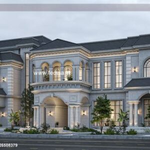 Exterior House Luxury Villa Luxury  House House Front Design Home Front Design-8660