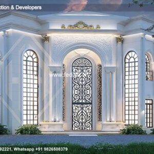 Exterior House Luxury Villa Luxury  House House Front Design Home Front Design-8727