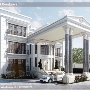 Exterior House Luxury Villa Luxury  House House Front Design Home Front Design-8761