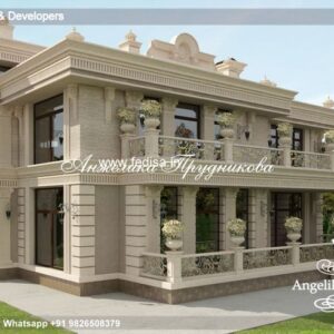 Exterior House Luxury Villa Luxury  House House Front Design Home Front Design-8900