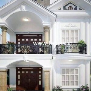 Exterior House Luxury Villa Luxury  House House Front Design Home Front Design-9106