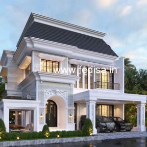 Exterior House Luxury Villa Luxury  House House Front Design Home Front Design-9114