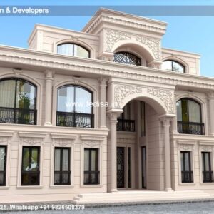 Exterior House Luxury Villa Luxury  House House Front Design Home Front Design-9119