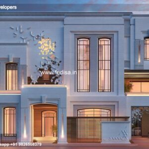 Exterior House Luxury Villa Luxury  House House Front Design Home Front Design-9204