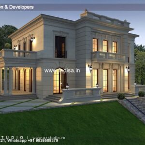 Exterior House Luxury Villa Luxury  House House Front Design Home Front Design-9239