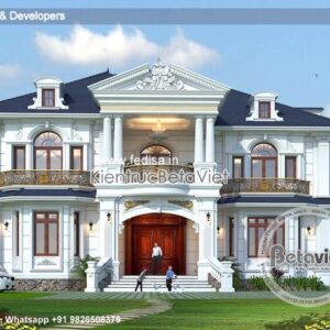 Exterior House Luxury Villa Luxury  House House Front Design Home Front Design-9302