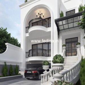 Exterior House Luxury Villa Luxury  House House Front Design Home Front Design-9303