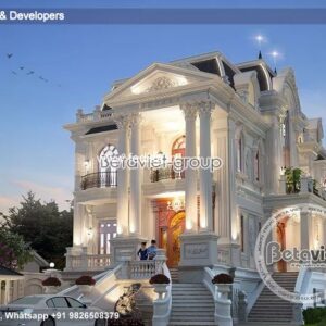 Exterior House Luxury Villa Luxury  House House Front Design Home Front Design-9509