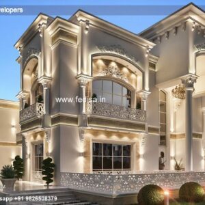 Exterior House Luxury Villa Luxury  House House Front Design Home Front Design-9555